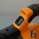 نمای کناری جارو شارژی جنای مدل Cordless Dry Hand Vacuum عمق قاب و پروفایل