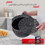 نمای بسته بندی سرخ کن بدون روغن تفال مدل EY۴۰۱۸۴۰ اصل برچسب و بسته بندی