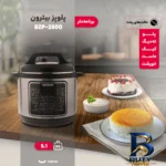 نمای جزئیات پلوپز ۷ نفره بیترون مدل BZP-۲۵۰۰ اصل نمای نزدیک دانه