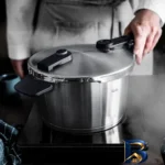 نمای بسته بندی زودپز فیسلر Vitaquick Premium با سیستم قفل ایمنی برچسب و بسته بندی