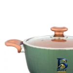 نمای بسته بندی سرویس قابلمه و تابه گرانیت 5 پارچه عروس مدل فورج دلوین برچسب و بسته بندی