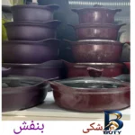 نمای بسته بندی سرویس پخت و پز ۱۳ پارچه مدل B_۱۳ اصل برچسب و بسته بندی