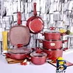 نمای بسته بندی سرویس پخت و پز ۱۲ پارچه اویز مدل سوینگ برچسب و بسته بندی