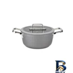 نمای بسته بندی سرویس گرانیت پخت و پز 9 پارچه کی زد پی مدل آلما برچسب و بسته بندی