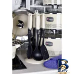 نمای بسته بندی سرویس پخت و پز ام جی اس ۲۵ پارچه طرح جرمنی A کد 800361 برچسب و بسته بندی