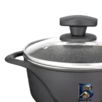 نمای بسته بندی قابلمه گرانیت عروس مدل ویکتوریا با روکش مقاوم برچسب و بسته بندی