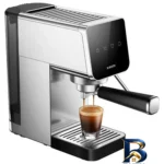 نمای بسته بندی اسپرسو ساز شیائومی مدل semi automatic با ظرفیت 900 میلی لیتر برچسب و بسته بندی