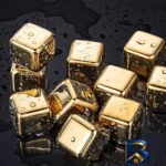 نمای کناری قالب یخ مدل 06 با مجموعه 6 عددی عمق قاب و پروفایل