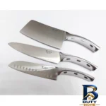 نمای بسته بندی سرویس چاقو ۸ پارچه یونی هوم کد BDL۳۲۷۳ W اصل برچسب و بسته بندی