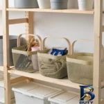 نمای بسته بندی سبد ارگانایزر ایکیا مدل RISATORP با کیفیت برچسب و بسته بندی
