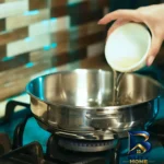 نمای جزئیات سرویس پخت و پز ۵ پارچه پارس استیل مدل رایکا سه لایه پرداخت و جزئیات مواد