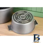نمای جزئیات سرویس قابلمه و تابه گرانیت ۱۰ پارچه ای.ام.دی مدل MODERN پرداخت و جزئیات مواد
