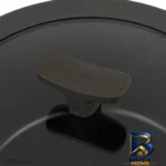 نمای جزئیات سرویس قابلمه و تابه گرانیتی ۱۰ پارچه برگهف مدل Leo پرداخت و جزئیات مواد