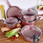 نمای جزئیات سرویس پخت و پز ۱۲ پارچه اویز مدل سوینگ پرداخت و جزئیات مواد