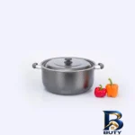نمای جزئیات قابلمه عروس با درب فلزی و بدنه گرانیتی پرداخت و جزئیات مواد