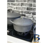 نمای جزئیات سرویس پخت و پز ۱۰ پارچه مدل M.B.H پرداخت و جزئیات مواد