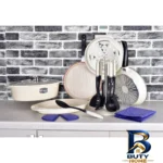 نمای جزئیات سرویس پخت و پز ام جی اس ۲۵ پارچه طرح جرمنی A کد 800361 پرداخت و جزئیات مواد