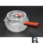 نمای جزئیات قهوه جوش ناتالی با دسته چوبی مدل 1369n پرداخت و جزئیات مواد