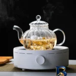 نمای جزئیات قوری کدو حلوایی مدل 1369n با گنجایش 1 لیتر پرداخت و جزئیات مواد