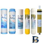 نمای کناری فیلتر دستگاه تصفیه آب آکوا پیورست مدل HR 2000 - AP 75 مجموعه ۶ عددی پروفایل جعبه و مهرکاری
