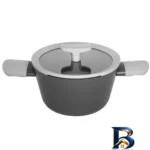 نمای کناری سرویس قابلمه و تابه گرانیت 9 پارچه مدل لیدوما leo پروفایل و ساختار