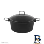 نمای کناری سرویس قابلمه و تابه گرانیتی ۸ پارچه دسینی مدل Ntop-Marula پروفایل و ساختار
