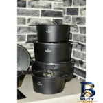 نمای کناری سرویس پخت و پز ۱۵ پارچه راکلند کد 800043 پروفایل و ساختار