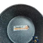نمای کناری سرویس قابلمه و تابه گرانیتی ۱۶ پارچه ماینز مدل R-۱۶ اصل پروفایل و ساختار