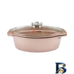 نمای کناری سرویس قابلمه و تابه گرانیت ۲۵ پارچه ام جی اس مدل B کد GB۲۵۱۴ اصل پروفایل و ساختار