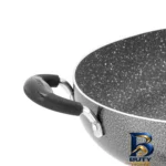 نمای کناری تابه دو دسته عروس با در فلزی و روکش گرانیت پروفایل و ساختار