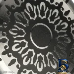 نمای کناری سرویس تابه و قابلمه چدن کف گرانیت ۱۲ پارچه دالتون مدل 12C پروفایل و ساختار
