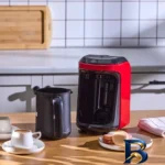 نمای کناری قهوه ساز کاراجا مدل Hatir hups با فیلتر فاقد و صفحه گرم نگهدارنده پروفایل و ساختار