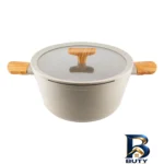 نمای کناری قابلمه گرانیت لیدوما با قابلیت استفاده در فر پروفایل و ساختار