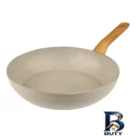 نمای کناری تابه گرانیت لیدوما مدل لئو با دستگیره باکالیت پروفایل و ساختار