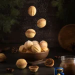 نمای کناری قالب شیرینی به گز مدل گردو روسی با کیفیت پروفایل و ساختار