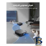 نمای کناری جارو رباتیک اکووکس مدل X۲ Omni اصل پروفایل و ساختار