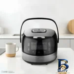 نمای پخته پلوپز ۸ نفره گوسونیک مدل GRC-۶۹۰ اصل بافت برنج پخته