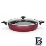 نمای جلو تابه گرانیتی زرساب با در شیشه و سوپاپ بخار طراحی و جزئیات کلیدی