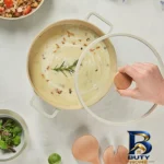 نمای جلو سرویس قابلمه نیوفلیم FIKA با روکش سرامیکی و نچسب طراحی و جزئیات کلیدی