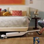 نمای جلو جارو شارژی عصایی روبوراک مدل Flexi چیدمان صفحه و نشانگرها