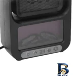 نمای کناری هیتر رومیزی طرح مدل 2112-FAN HEATER عمق قاب و پروفایل