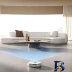 نمای کناری جارو رباتیک شیائومی مدل Robot Vacuum X۲۰ Plus اصل عمق قاب و پروفایل