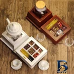 نمای جزئیات جعبه چای کیسه ای مدل جانان کد 1016 پرداخت و جزئیات مواد