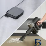 نمای جزئیات جارو رباتیک اکووکس مدل X۲ COMBO اصل حرکت و نصب پشتی