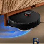 نمای جزئیات جارو رباتیک شیائومی مدل Vacuum S۲۰ Plus اصل حرکت و نصب پشتی