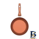 نمای جزئیات سرویس قابلمه و تابه گرانیت 5 پارچه عروس مدل فورج دلوین پرداخت و جزئیات مواد