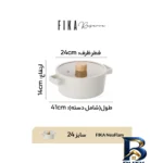 نمای جزئیات سرویس قابلمه نیوفلیم FIKA با روکش سرامیکی و نچسب پرداخت و جزئیات مواد