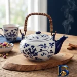 نمای بسته بندی قوری مادام کوکو مدل Ethnic Ravi 650 برچسب و بسته بندی