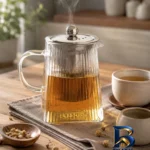 نمای بسته بندی قوری مدل طره با گنجایش 550 میلی لیتر برچسب و بسته بندی