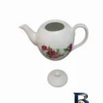 نمای بسته بندی قوری چینی مدل پارسیان کد 2568 برچسب و بسته بندی